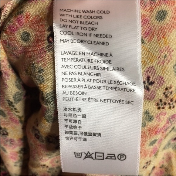 FREE PEOPLE flounce floral asymmetrical skirt - Picture 9 of 13